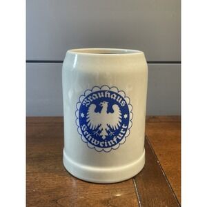 Brauhaus Schweinfurt  German Stoneware Beer Stein 5" Tall